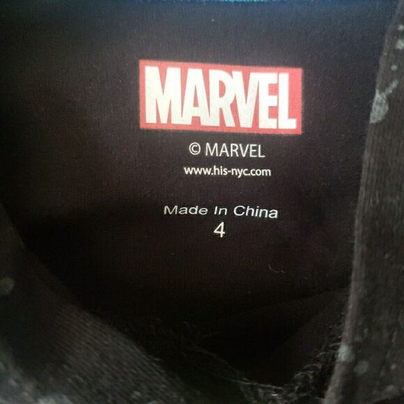 NWT Marvel Black Panther Boys Cosplay Hooded Top & Shorts Outfit Set Size 4 - Picture 5 of 8